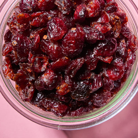 Dried Cranberries, Sweetened with Apple Juice